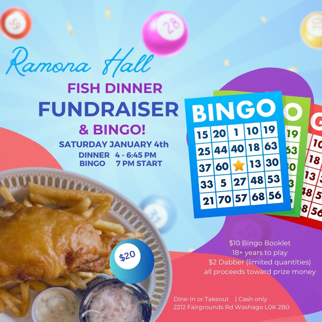 Ramona Hall Fish Dinner & Bingo