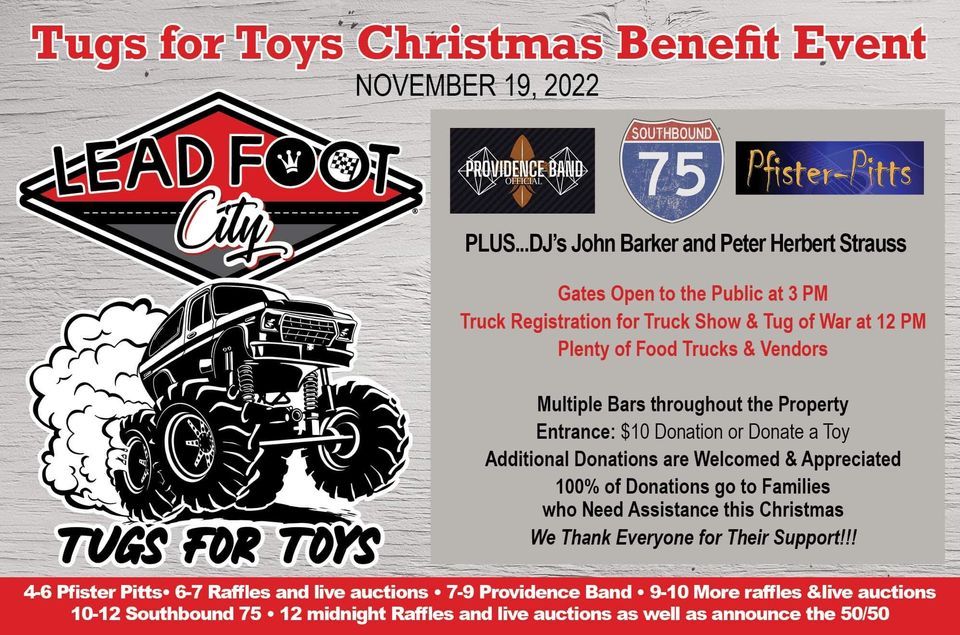 Tugs for Toys , Lead Foot City, Brooksville, 19 November to 20 November