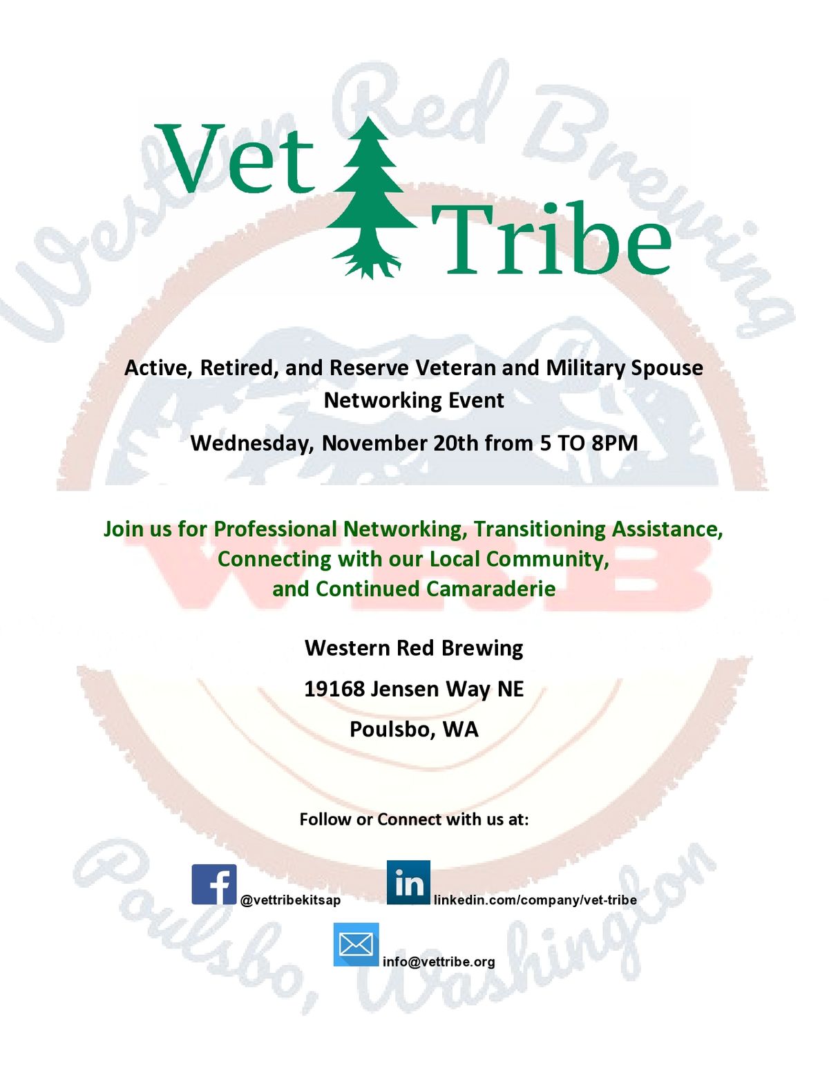 November 2024 Military, Veteran, and Military Spouse Networking Event