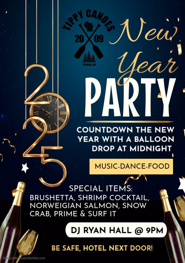 New Years Eve Party @ Tippy Canoes