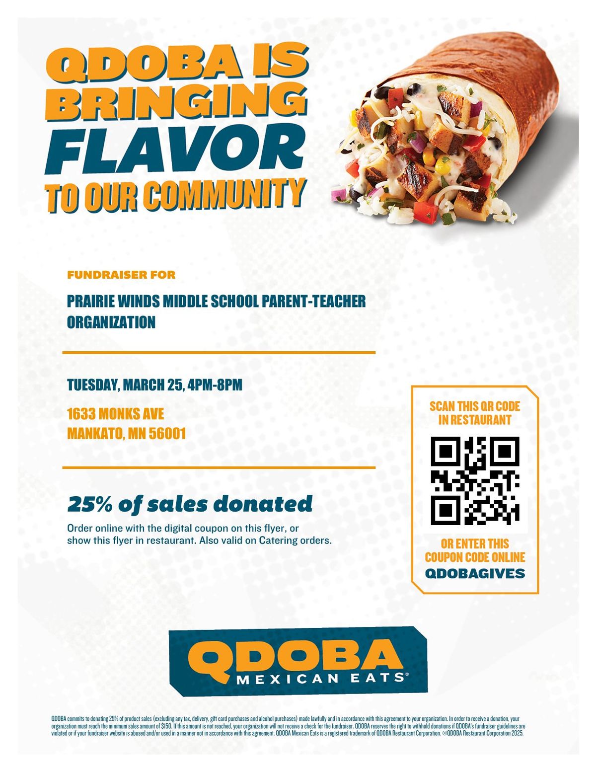 QDOBA Fundraiser