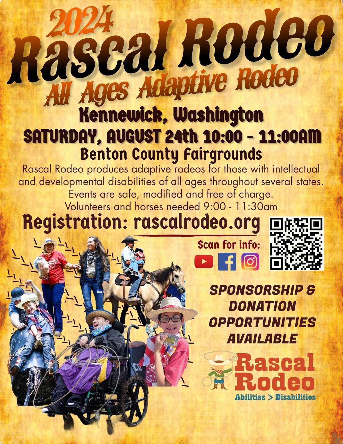 Rascal Rodeo's Adaptive Rodeo - Kennewick, Washington