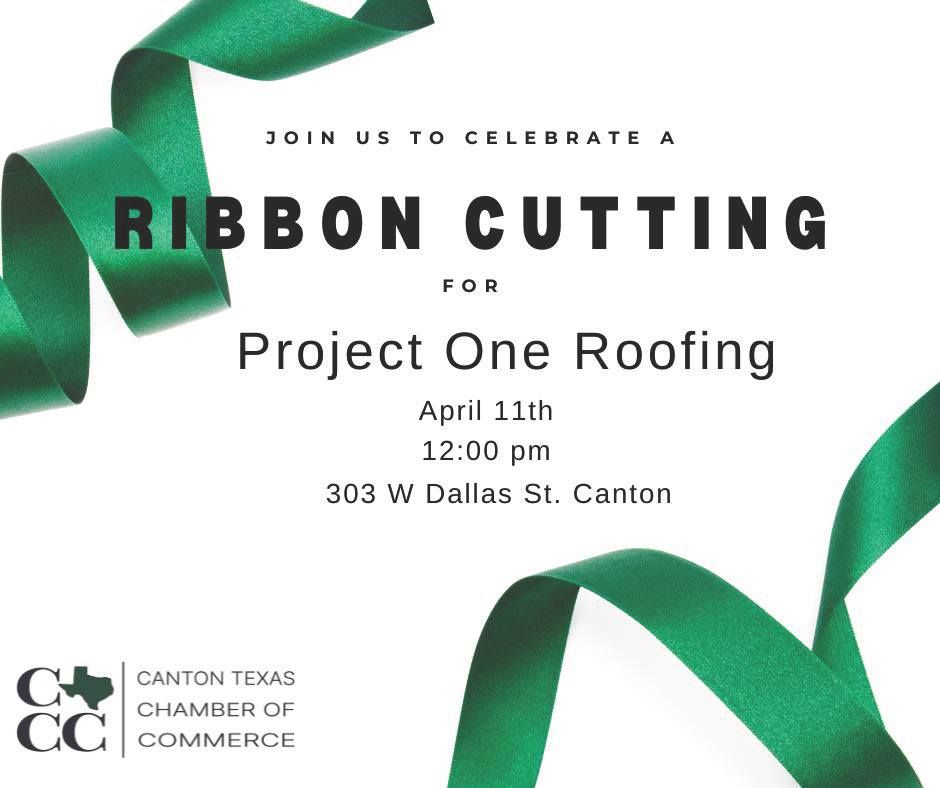 Ribbon Cutting for Project One Roofing