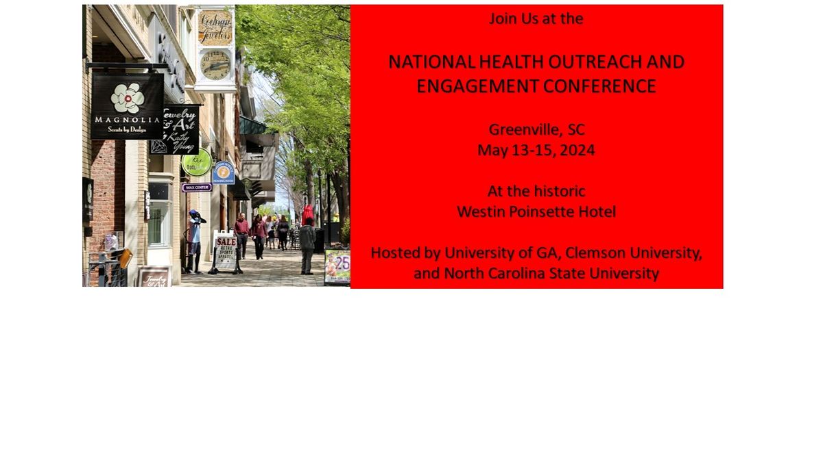 National Health Outreach and Engagement Conference
