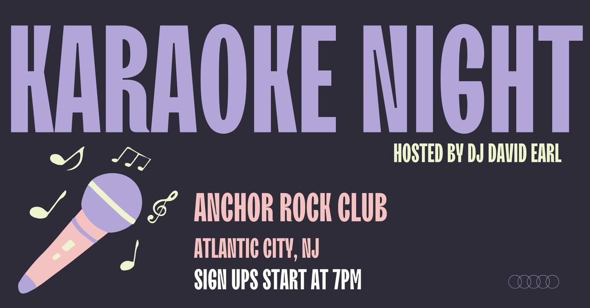 Karaoke Night at Anchor Rock Club