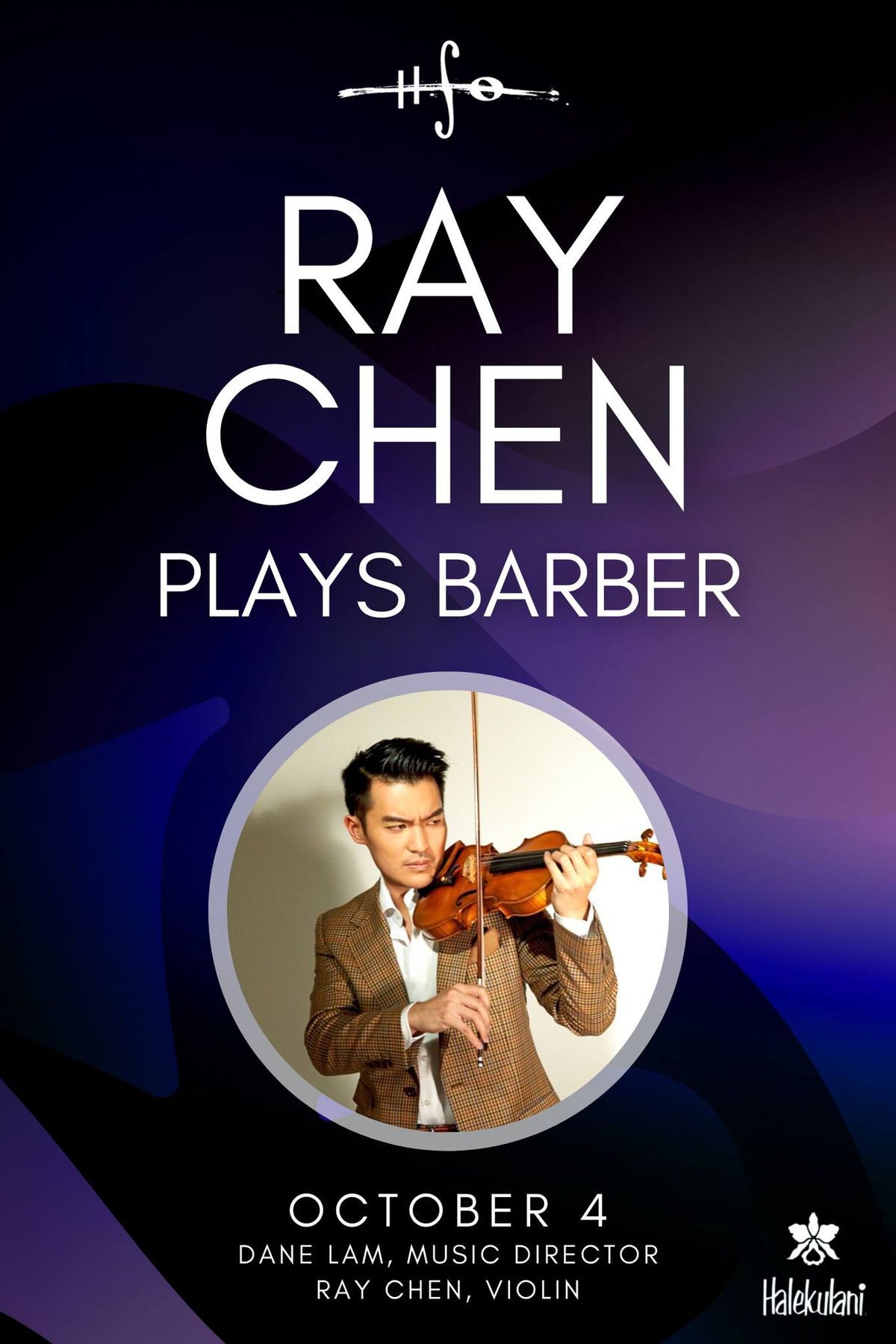 HSO - 24\/25 MASTERWORKS - RAY CHEN PLAYS BARBER