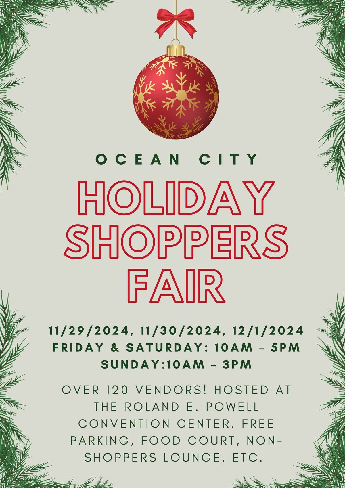 Ocean City Holiday Shoppers Fair