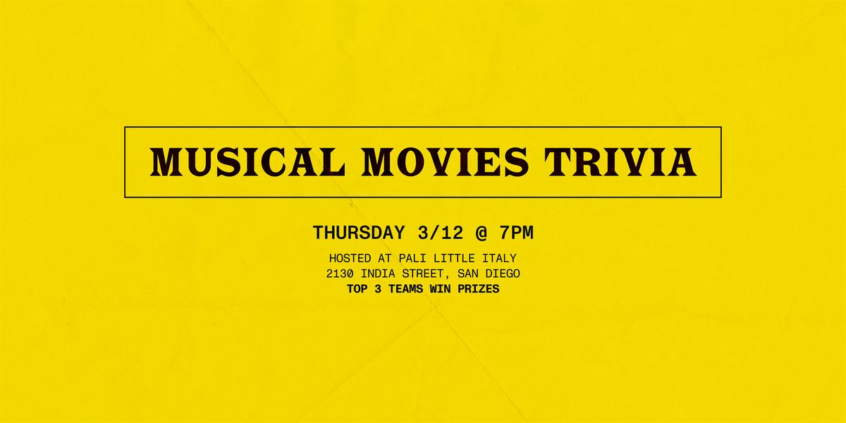 Musical Movies Twisted Trivia