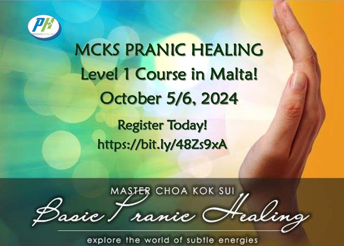 PRANIC HEALING\u00ae Level 1 Course  in Malta!
