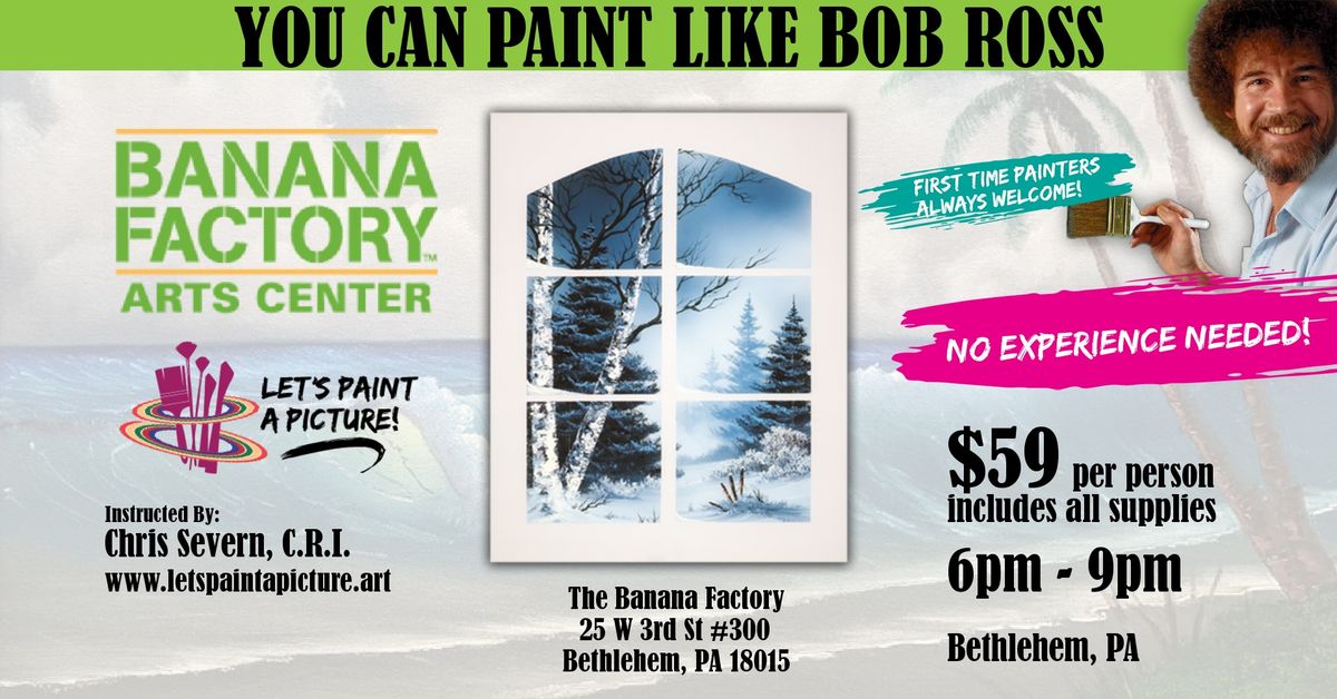 Paint Like Bob Ross, Bethlehem, PA