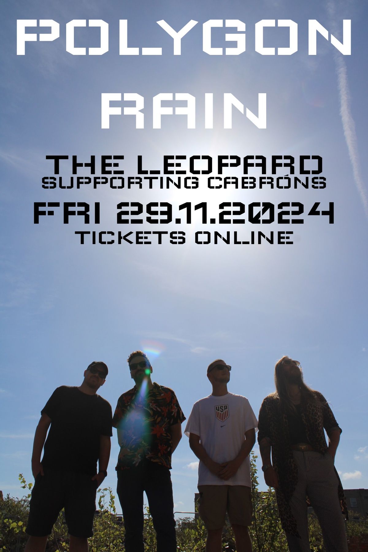 Polygon Rain supporting Cabr\u00f3ns @ The Leopard Doncaster