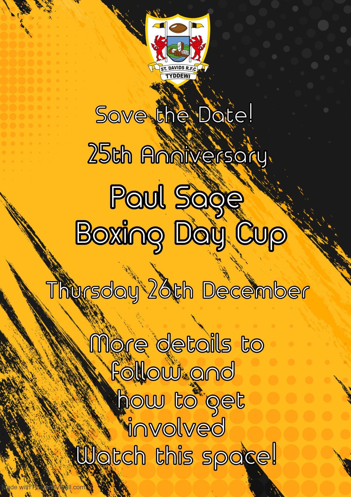 Paul Sage Boxing Day Cup 