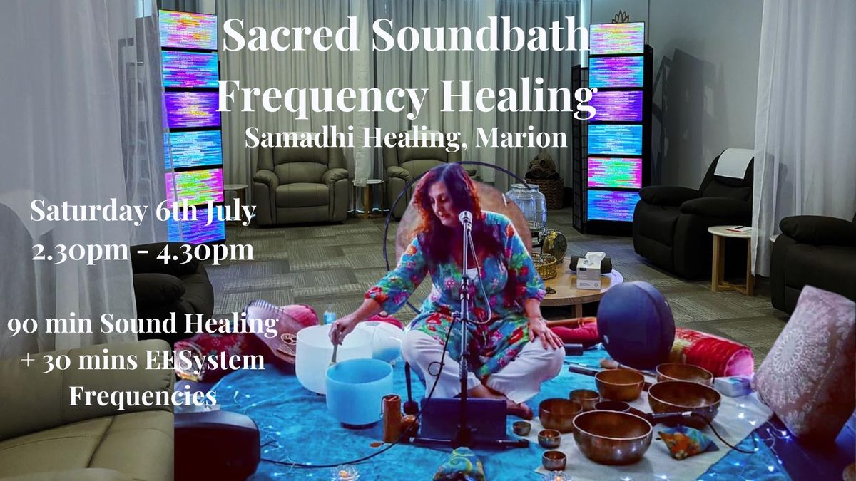 Sacred Sound Bath & Frequency Healing with Trish Blythman