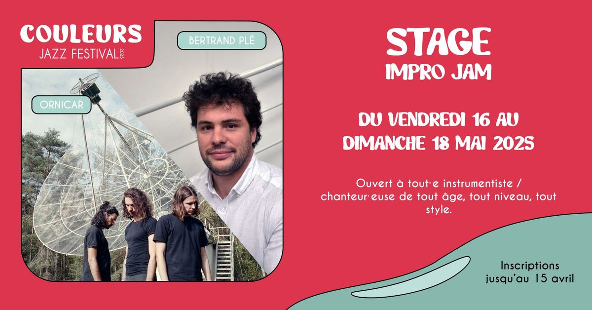 Stage Impro Jam \/\/ Couleurs Jazz Festival 2025 \/ Lons le Saunier (Jura)