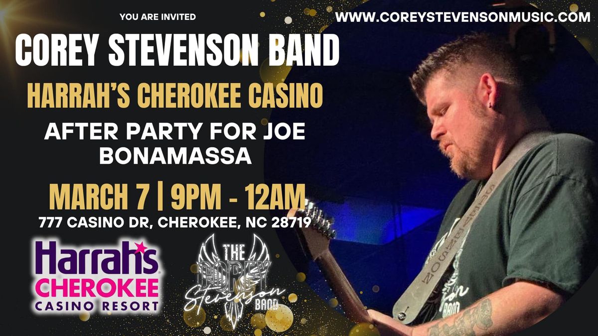 Corey Stevenson Band does After Party for Joe Bonamassa 