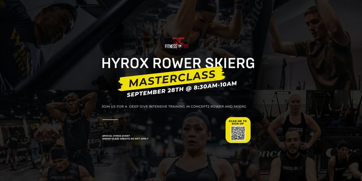 Hyrox Rower & SkiErg Master Class