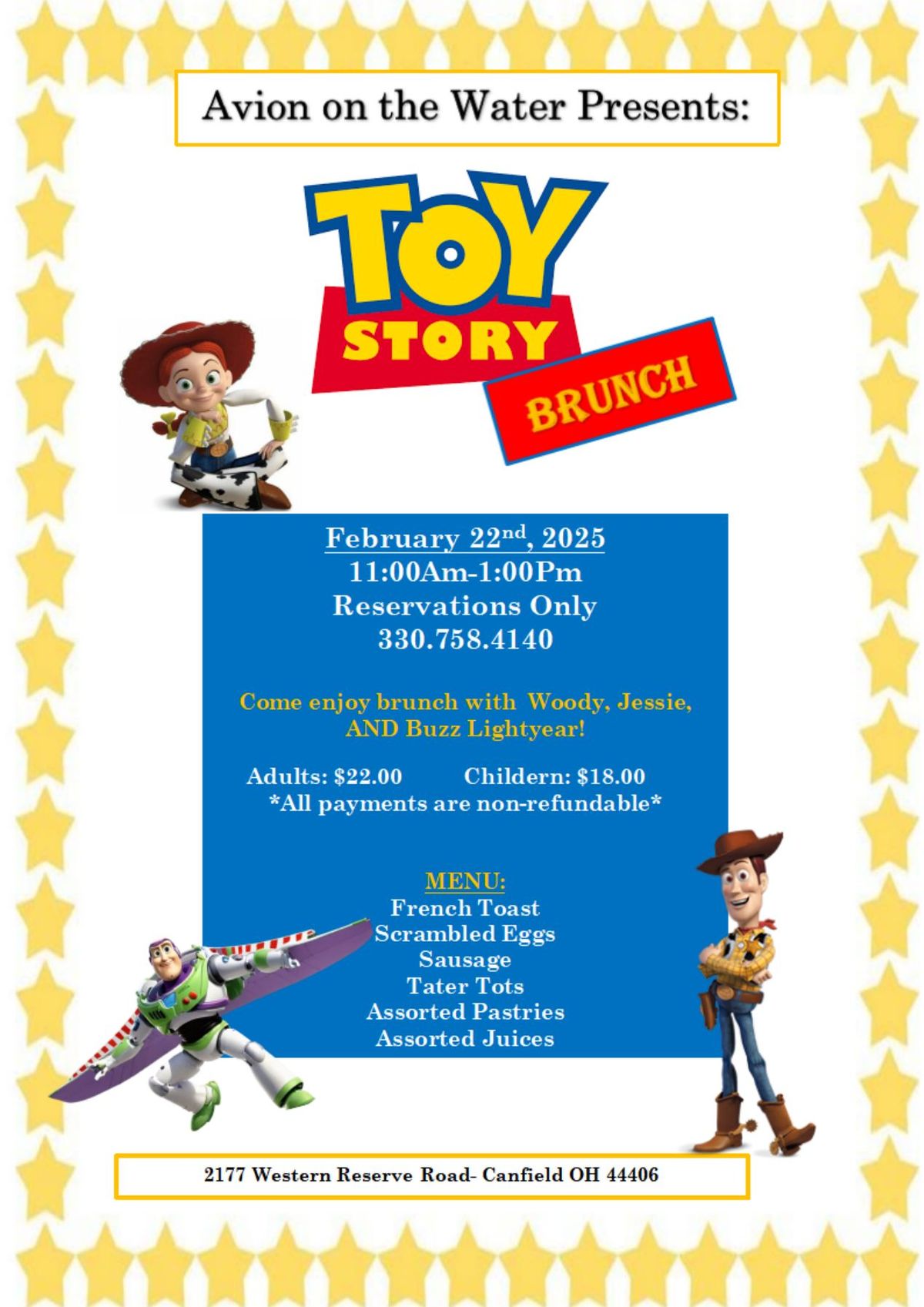 Toy Story Brunch 