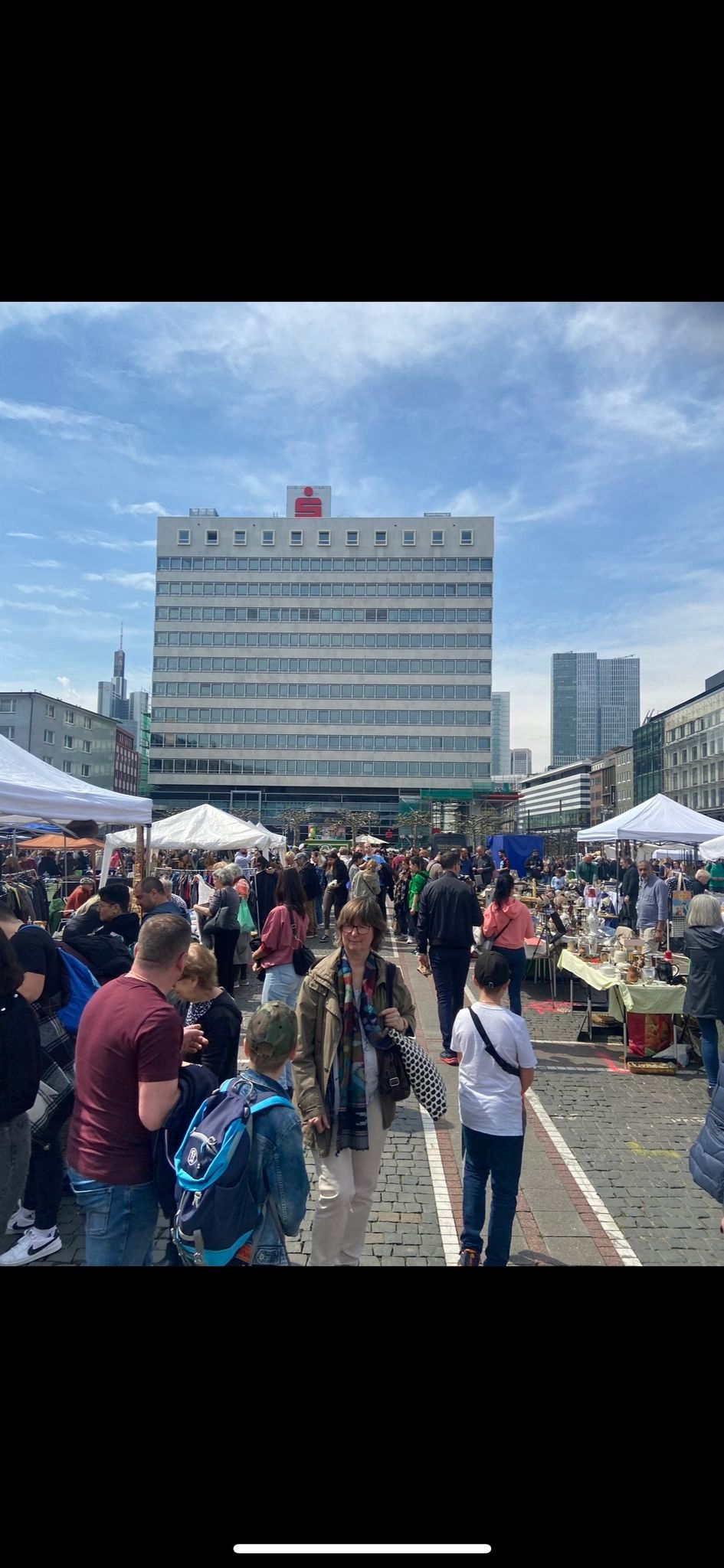 Antikmarkt Tr\u00f6delmarkt Konstablerwache Zeil Frankfurt CIty 