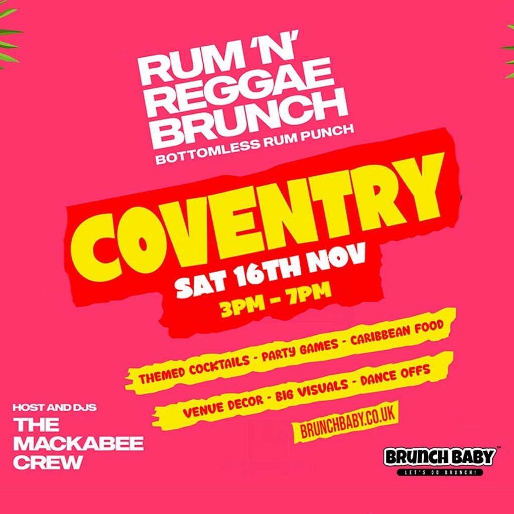 Rum & Reggae Bottomless Brunch!