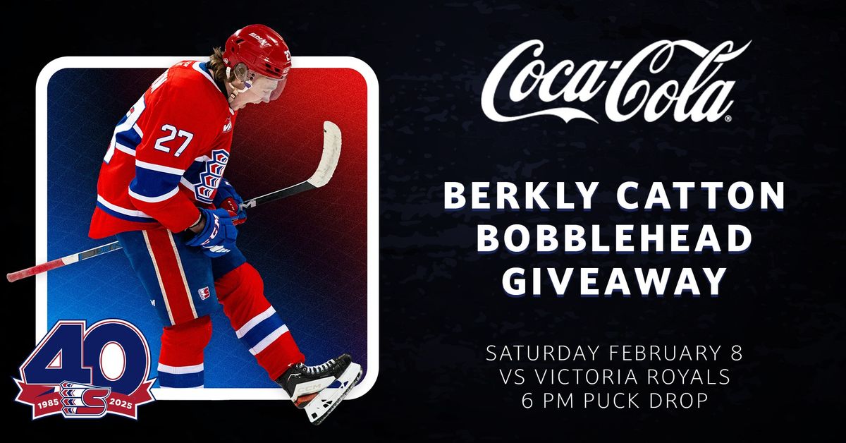 Coca-Cola Berkly Catton Bobblehead Giveaway Night