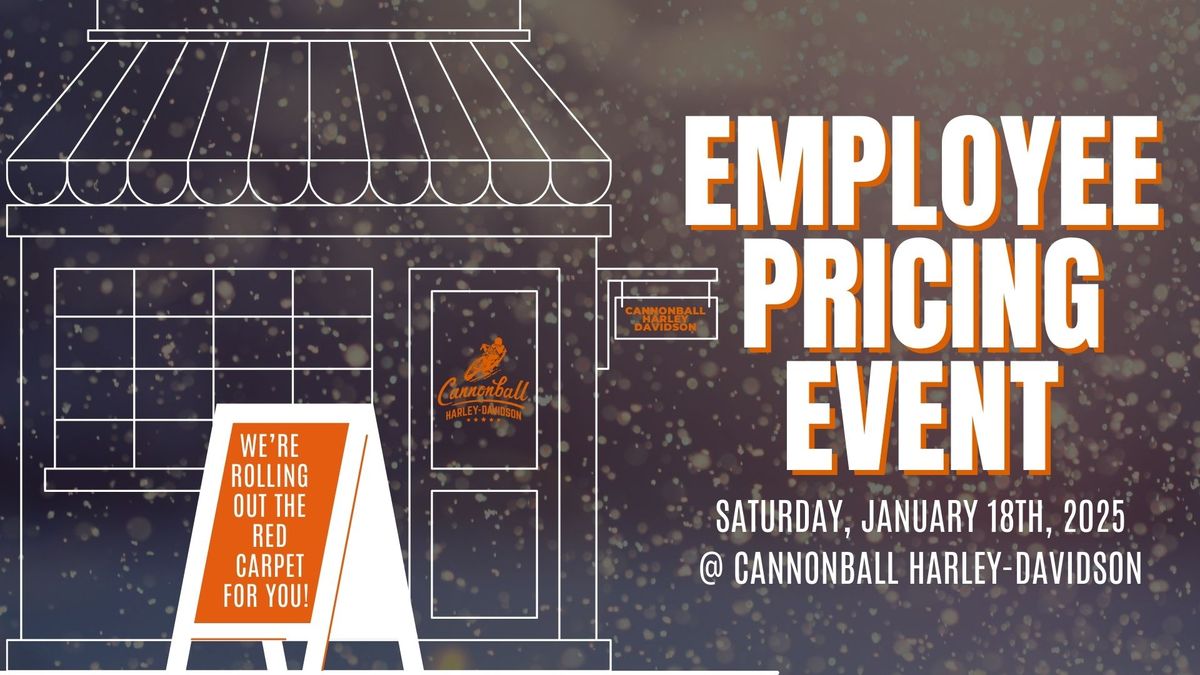 Employee Pricing Event