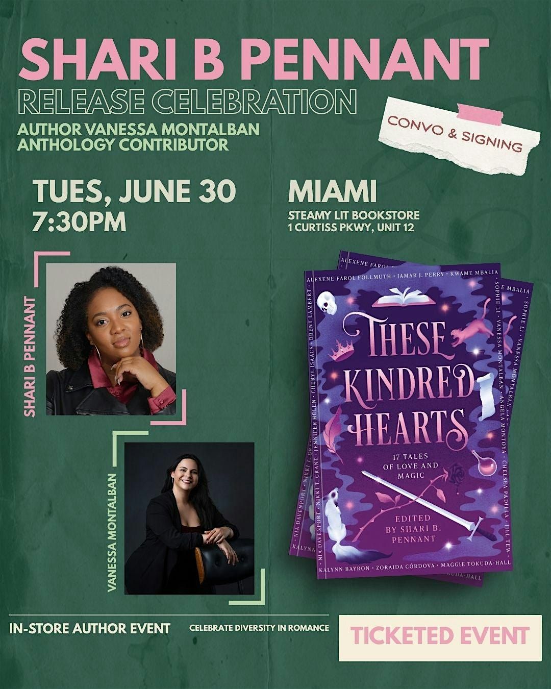 Celebrate These Kindred Hearts with Shari B. Pennant!