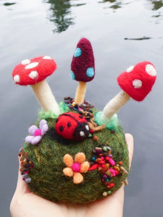Teen Felting Workshop: Good Morning Mushroom