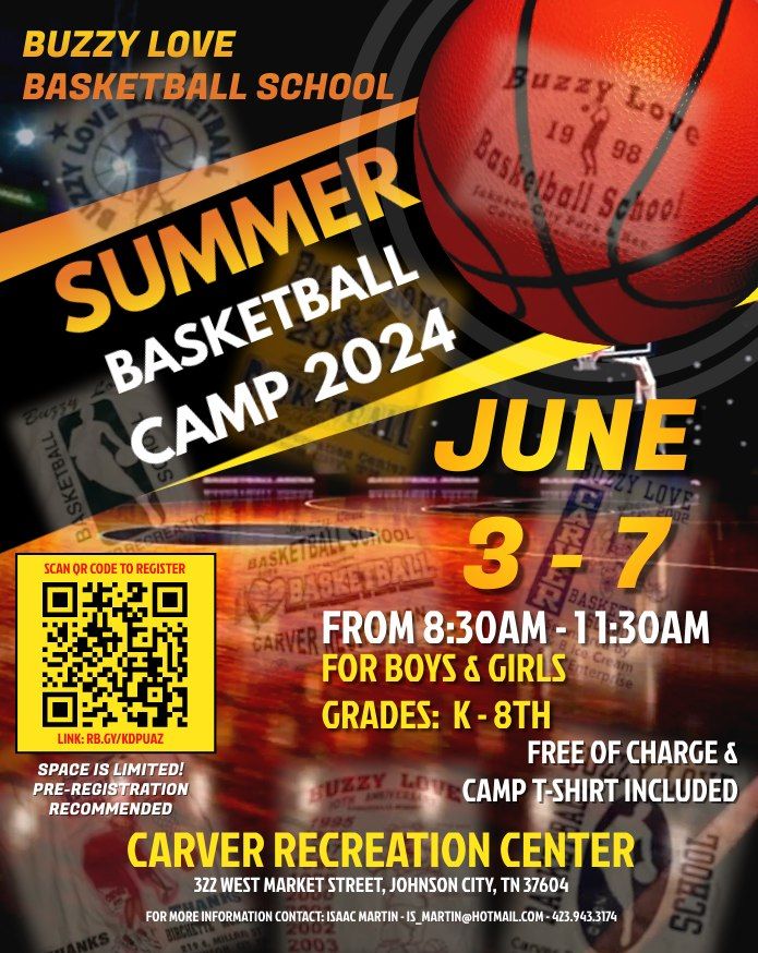 2024 Buzzy Love Basketball School Summer Camp