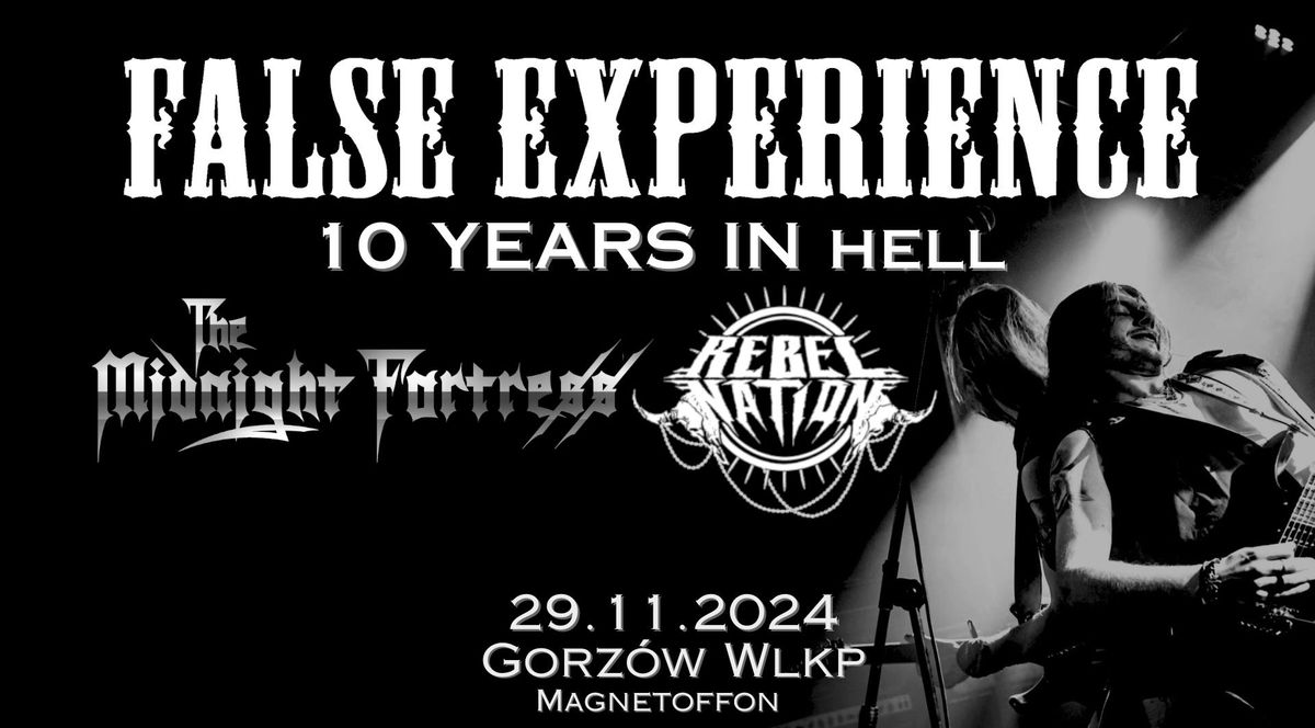 FALSE EXPERIENCE\/MIDNIGHT FORTRESS\/REBEL NATION | MAGNETOFFON GORZ\u00d3W WIELKOPOLSKI