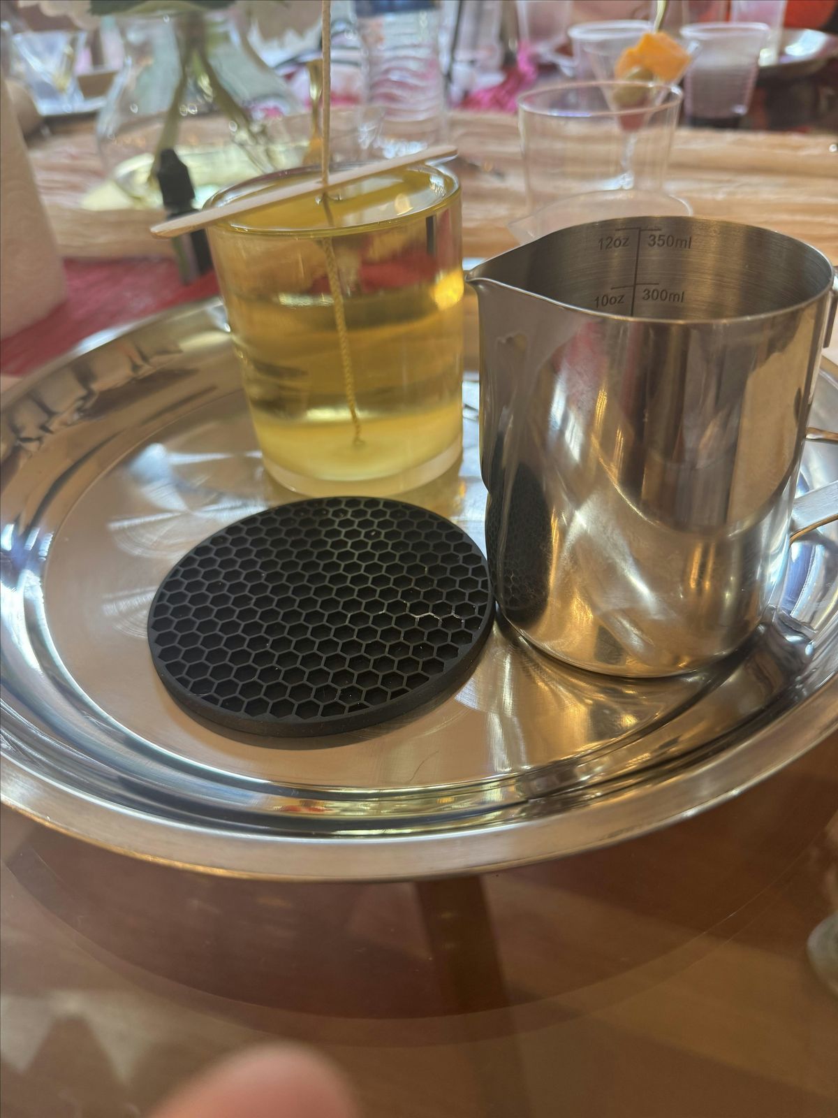 Join Ch\u00e2teau of Spain and Pour & Glow LLC for a fun, hands-on candle-making