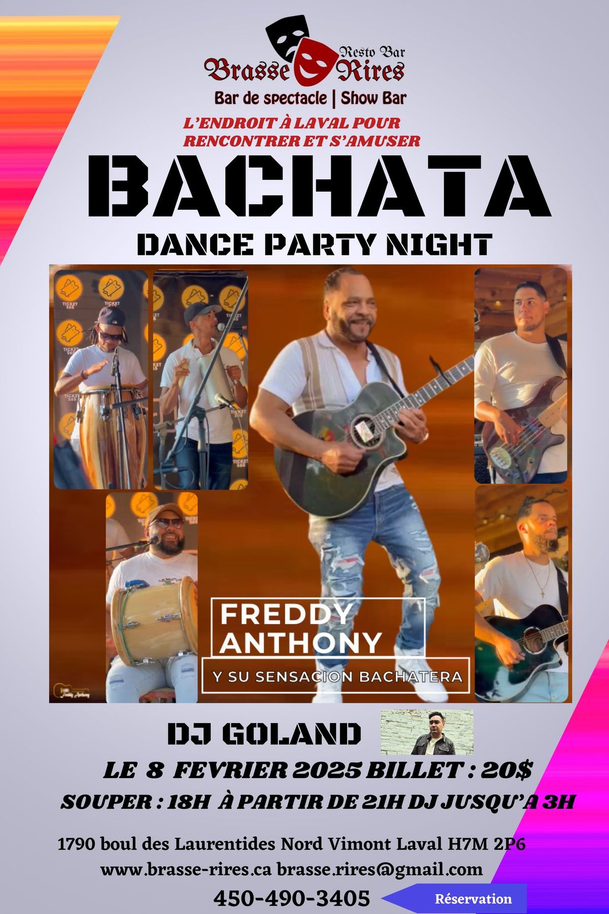 BACHATA DANCE PARTY AVEC FREDDY ANTHONY