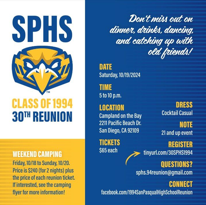 Class of 1994 Reunion - San Pasqual High School