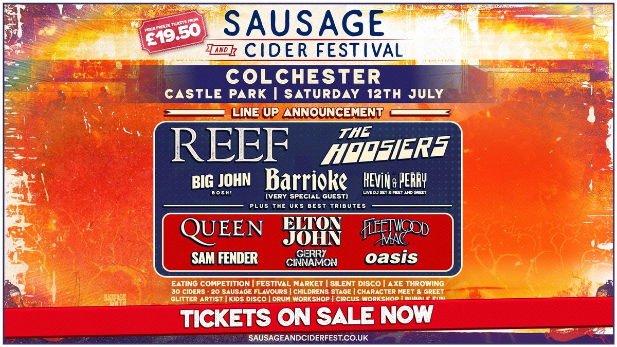 Sausage and Cider Fest - Colchester 2025