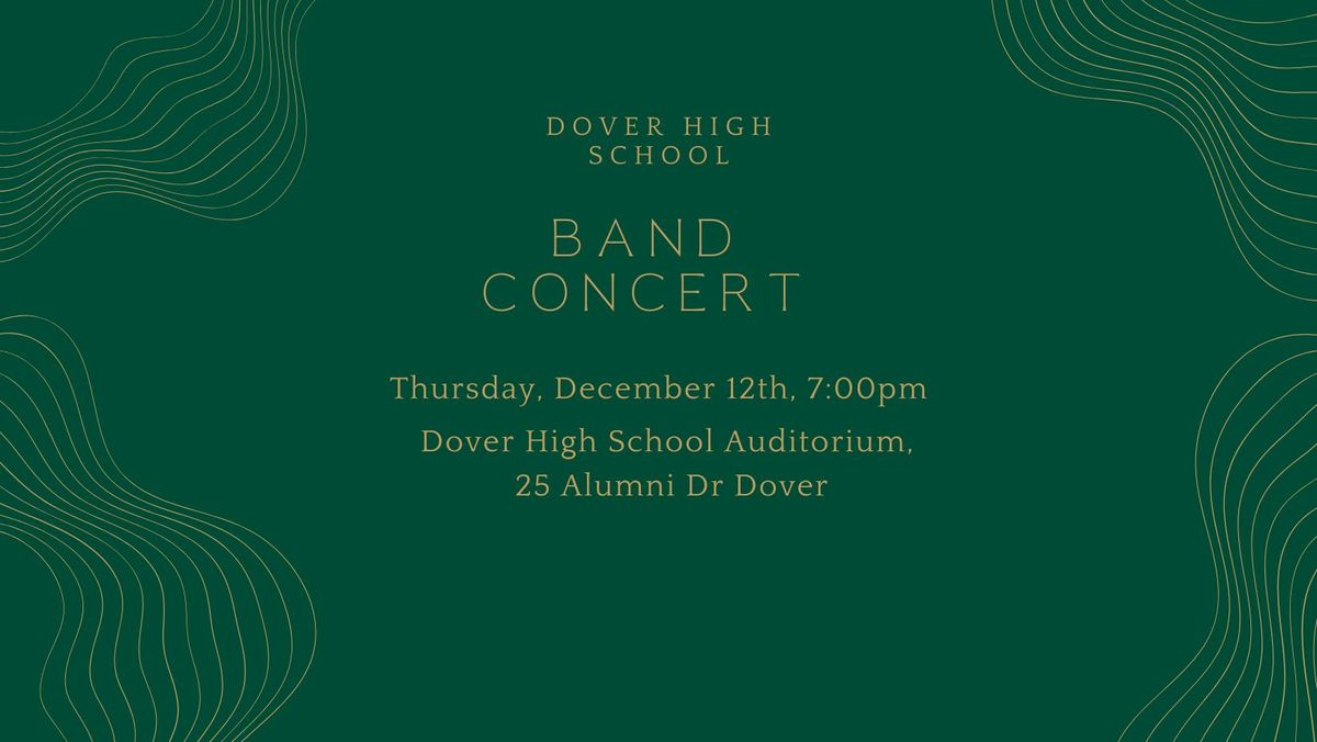 Dover High School Band Concert