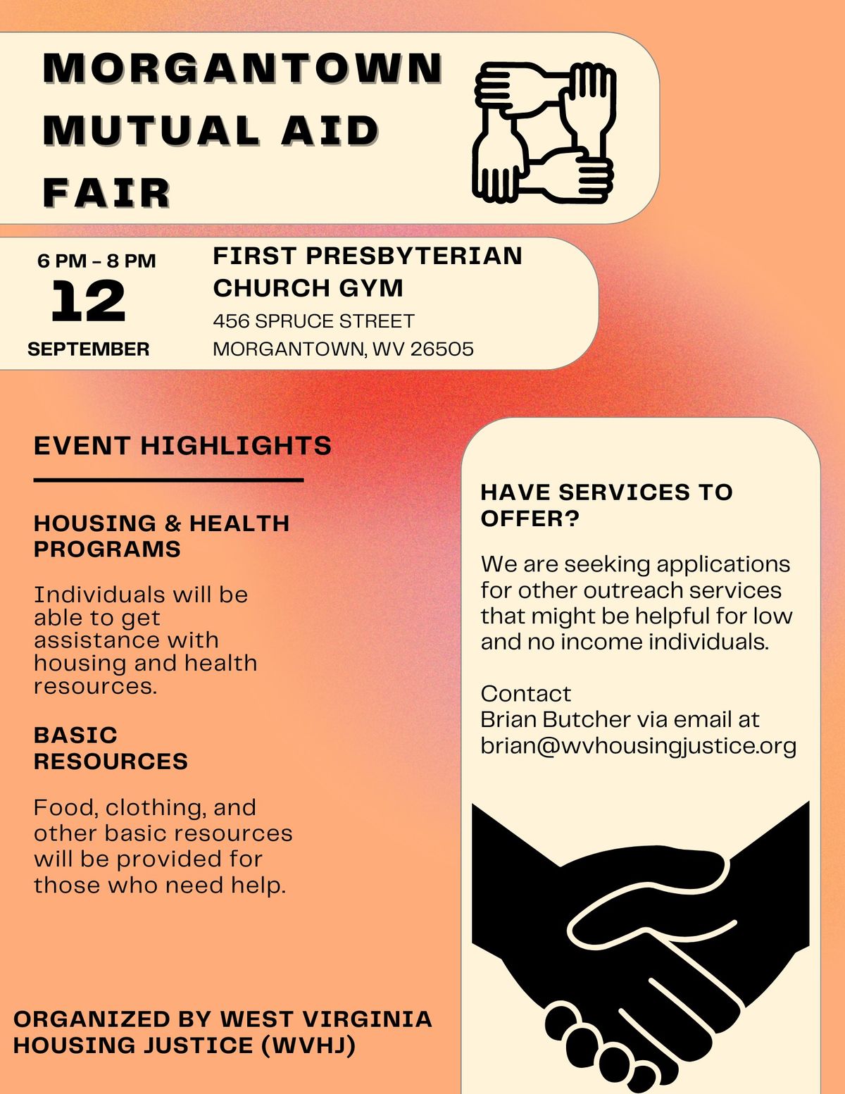 Morgantown's Monthly Mutual Aid Fair 