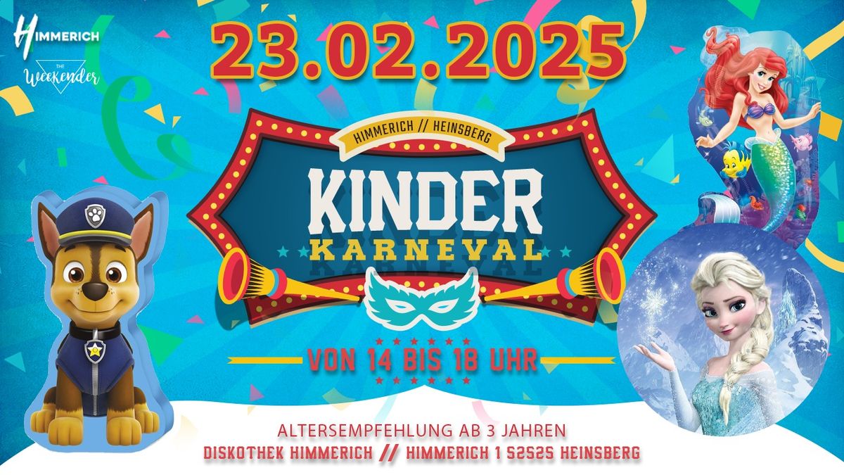 Kinder Karneval  [ 14 - 18 Uhr ] 