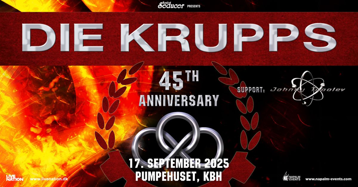 Die Krupps - 45th Anniversary Tour \/\/ Pumpehuset \/\/ 17. september 2025