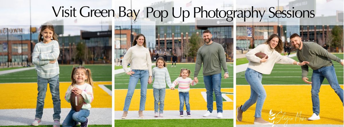 Visit Green Bay Pop Up Photography Session- April