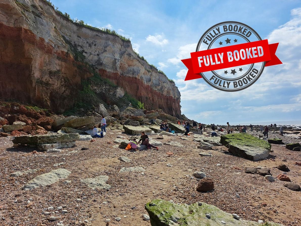 HUNSTANTON FOSSIL HUNT FULLY BOOKED