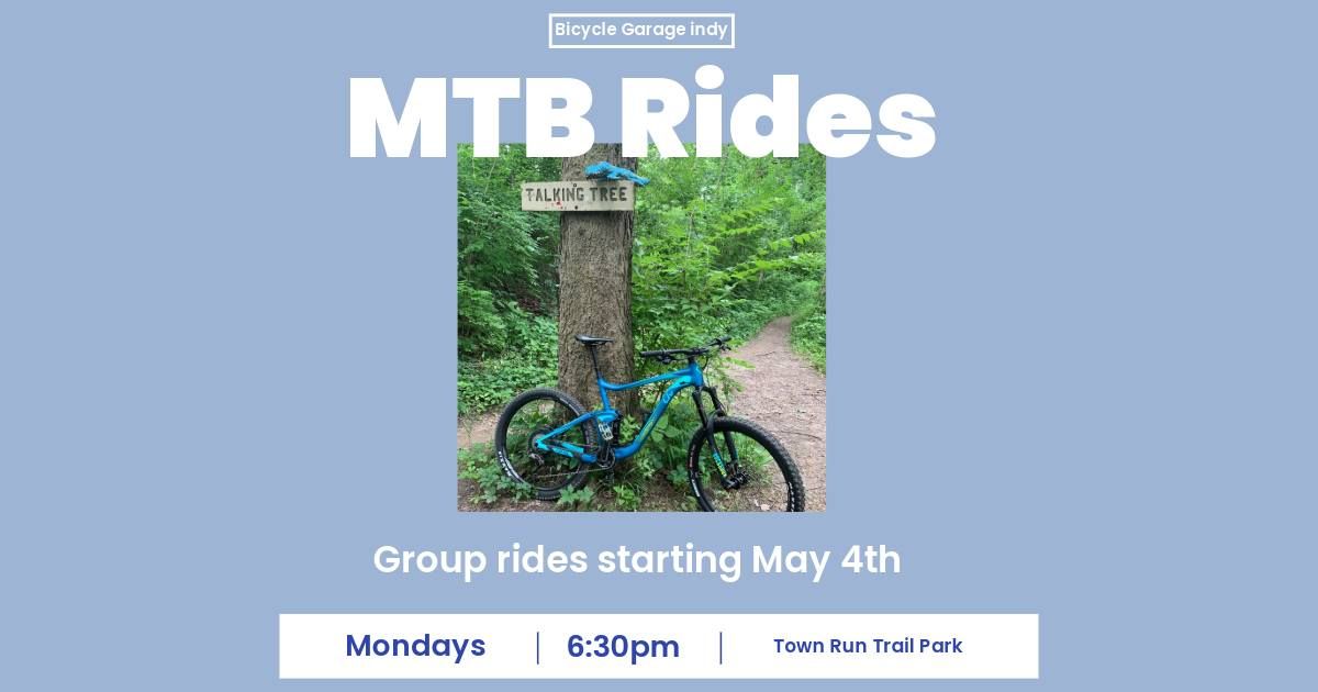 Mountain Bike Group Rides @ Town Run Trail Park - Easy Pace