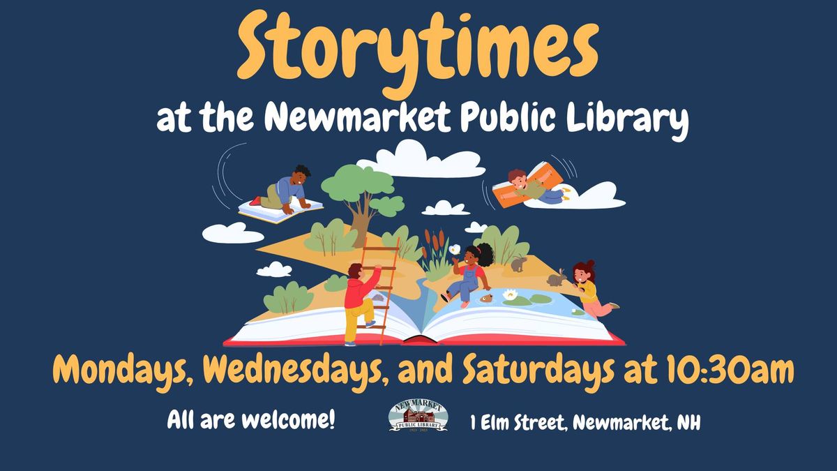 Storytimes at the Newmarket Public Library 