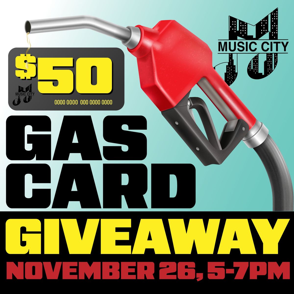 Gas Card Giveaway @ MCW!