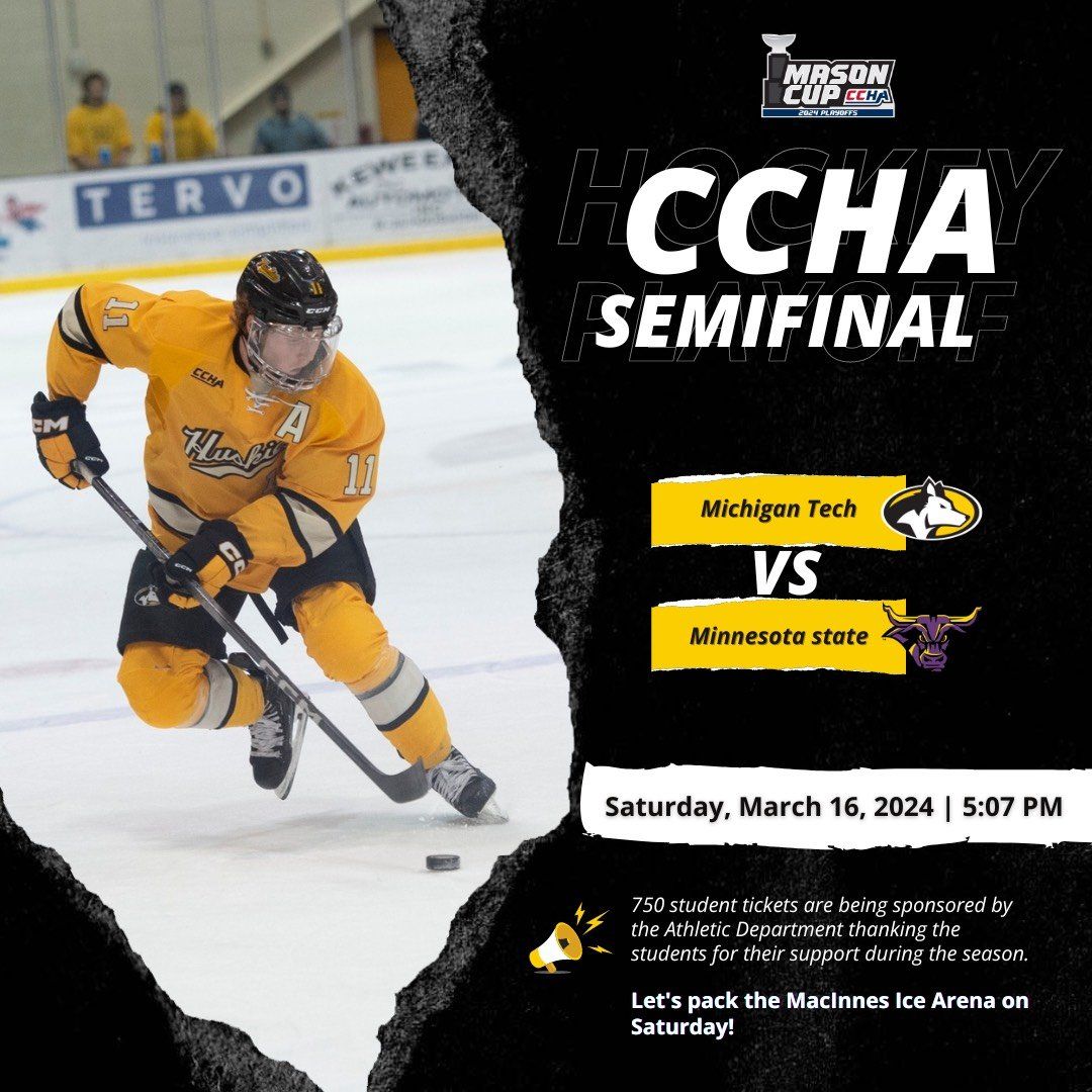 Minnesota State Mankato Mavericks Hockey vs. Michigan Tech Huskies