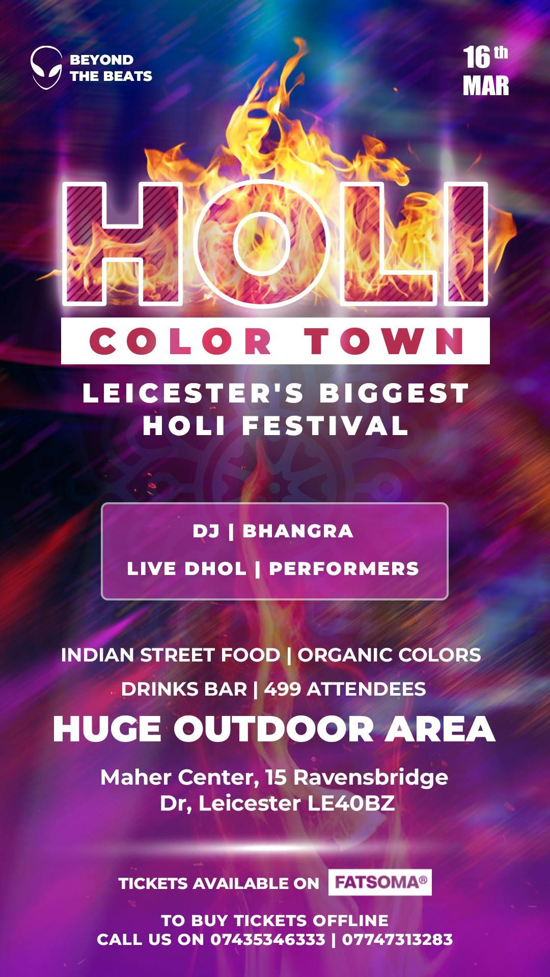 HOLI COLOR TOWN LEICESTER