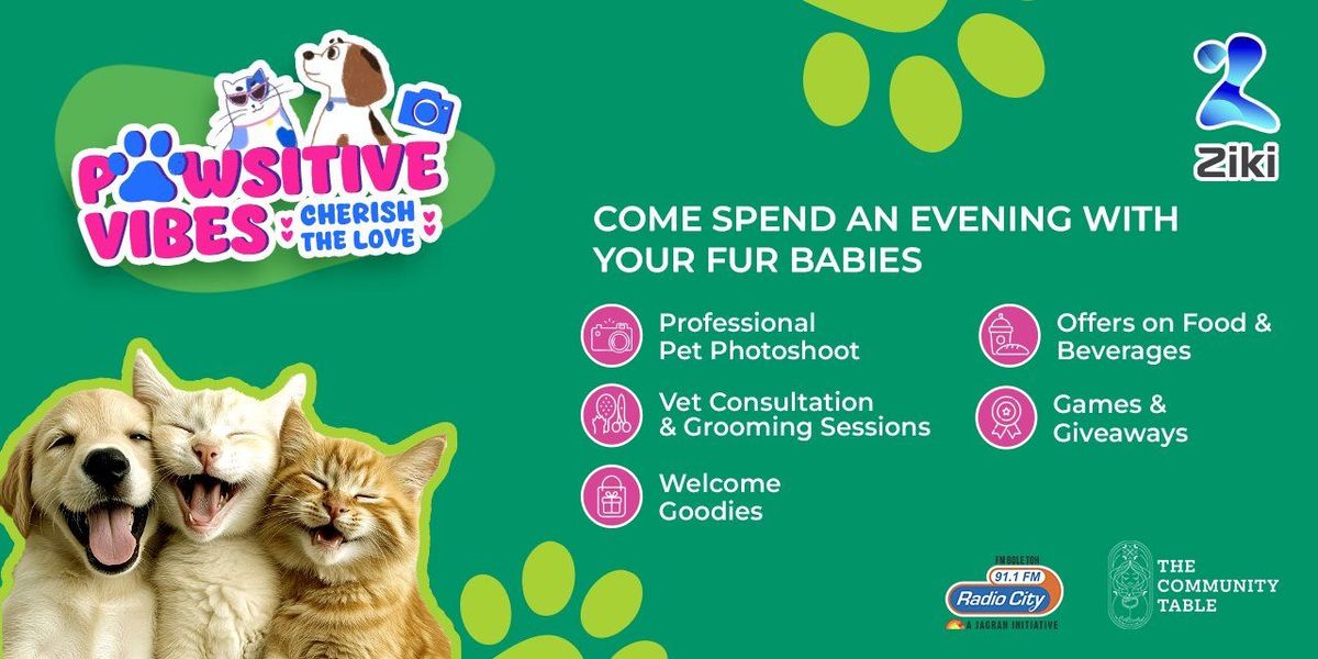 Ziki Pawsitive Vibes - Pet Event