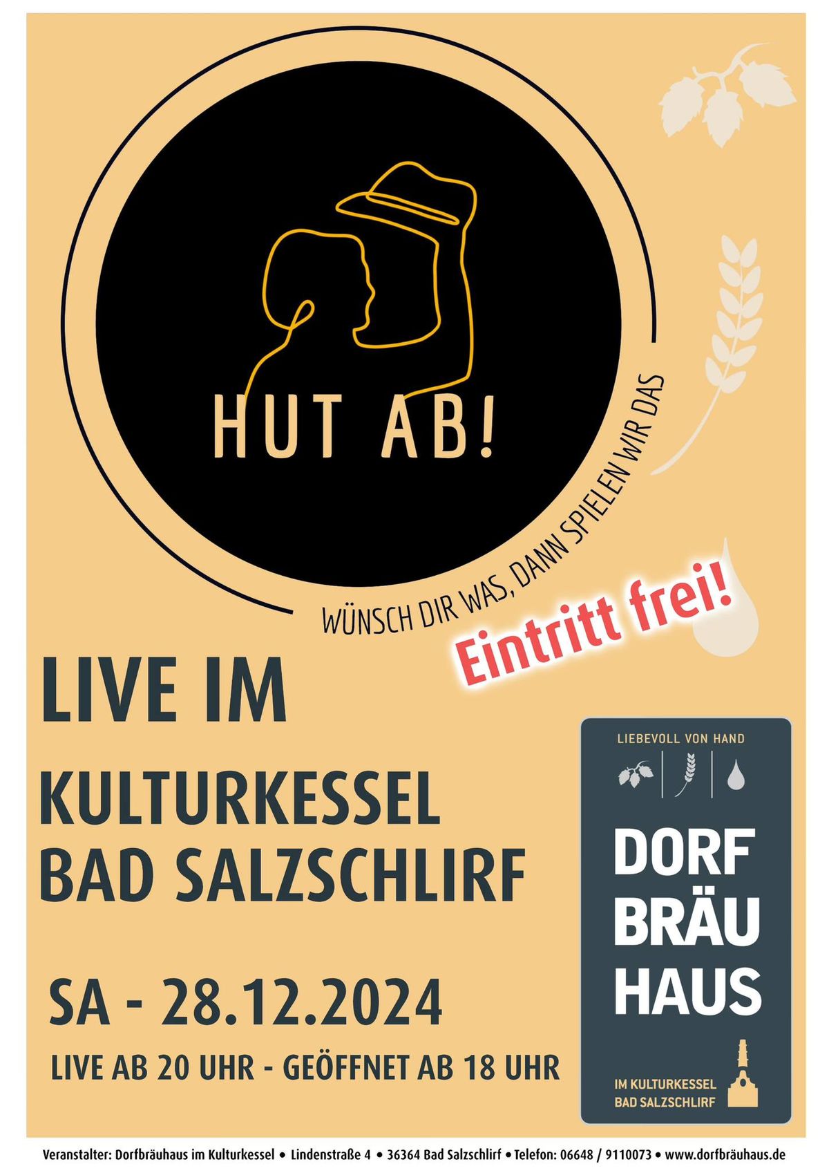 Hut Ab! - Live im Kulturkessel