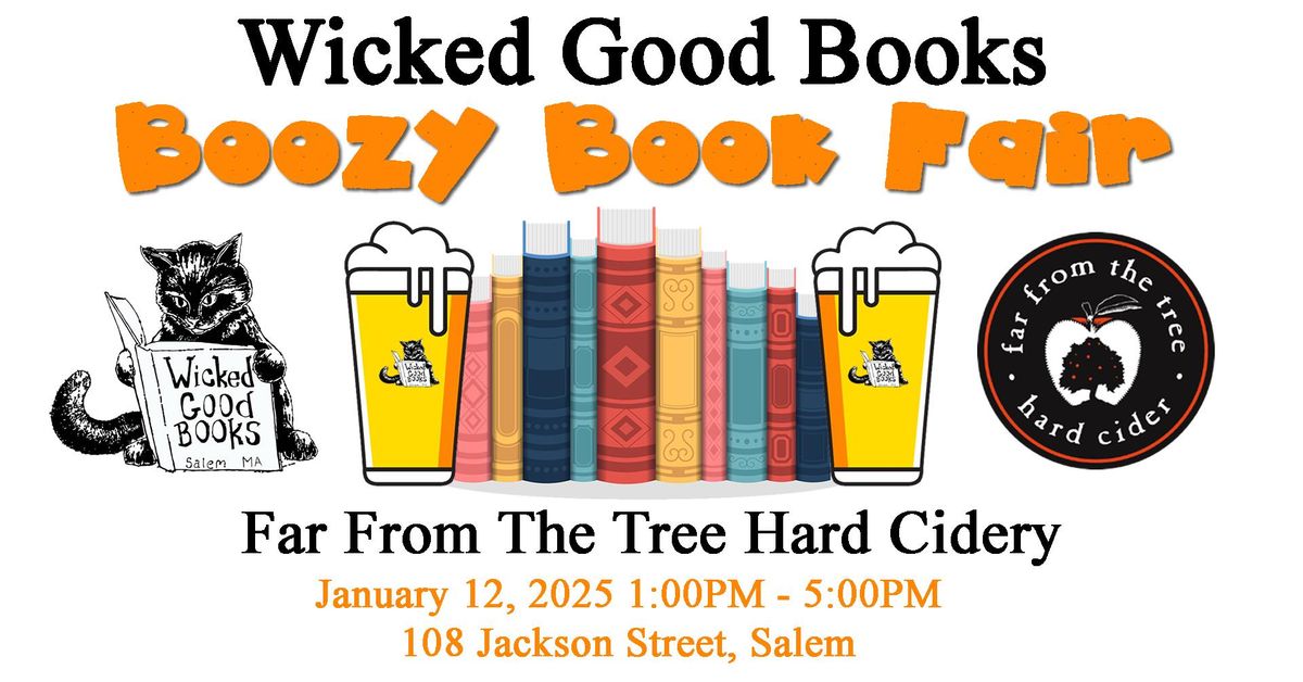 Boozy Book Fair at Far From The Tree Hard Cidery