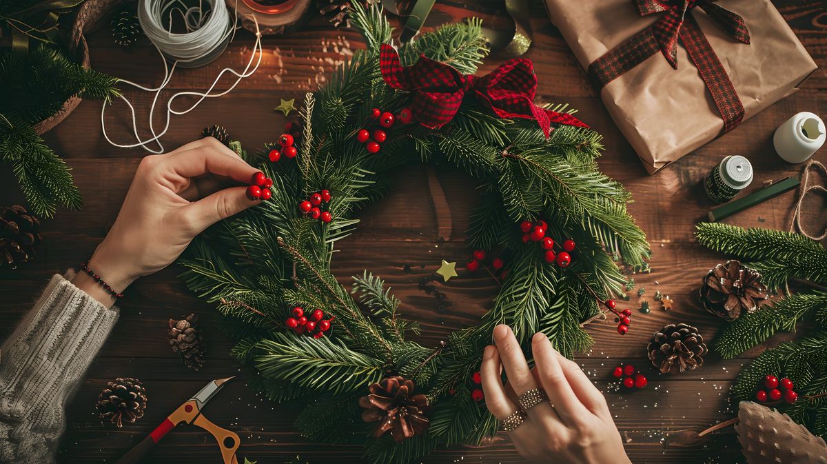 Christmas Wreath Making with The Plant Girl - pre-booking essential