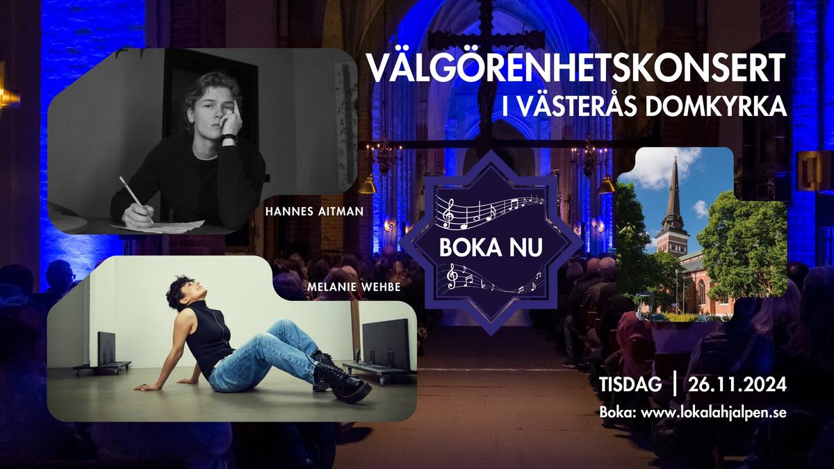 Konsert f\u00f6r v\u00e4lg\u00f6renhet i V\u00e4ster\u00e5s domkyrka