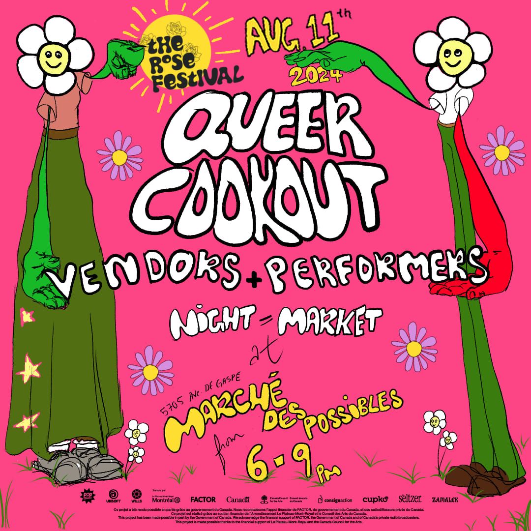 Queer Cookout - Night Market Edition! The Rose Festival x MDP de Gasp\u00e9